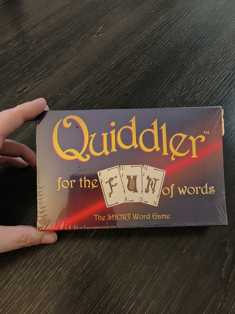Word-Building Card Game - Purple & Red Box